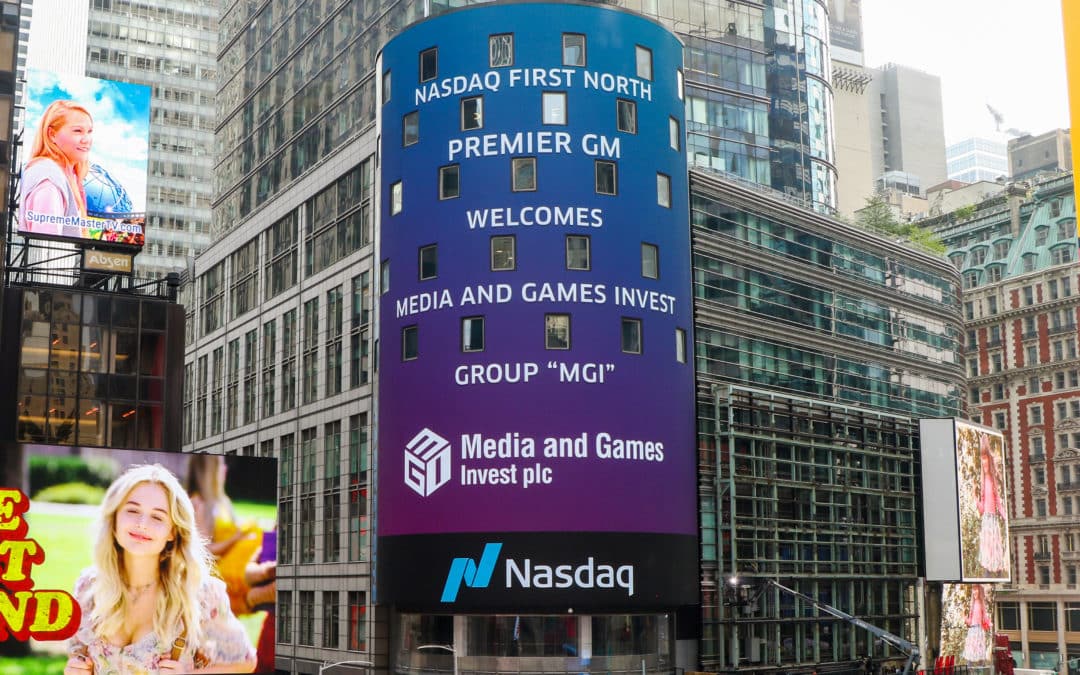 Media and Games Invest plc; first day of trading on Nasdaq First North Premier Growth Market, Stockholm